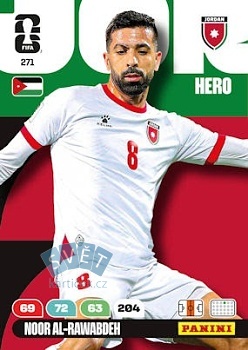 Noor Al-Rawabdeh Jordan Panini FIFA World Cup 2026 Adrenalyn XL #271
